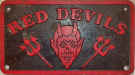 Red Devils Plaque