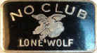 No Club - Lone Wolf Hat Pin