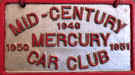 Mid-Century Mercury Car Club