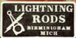 Lightning Rods (Note that Birmingham is spelled wrong)