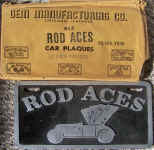 Plaque & Wrapper - Rod Aces